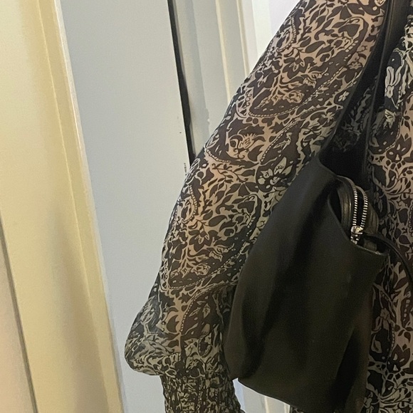 Celine Tri-Fold Medium Tote Bag in Black - Picture 14 of 15